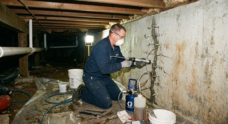 Basement Foundation Repair in East Hartford, CT