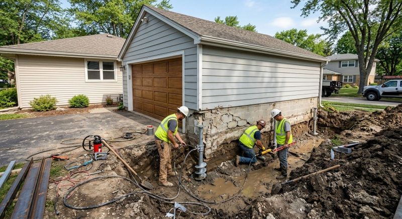 Basement Foundation Repair in Granby, CT