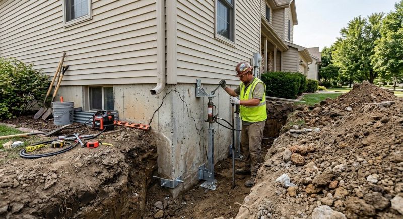 Basement Foundation Repair in New Hartford, CT