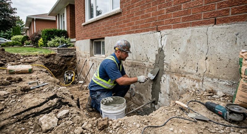 Basement Foundation Repair in Northfield, CT