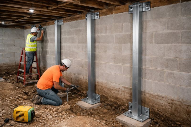 Basement Stabilization in Berlin, CT