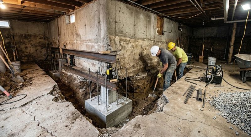 Basement Underpinning in Berlin, CT