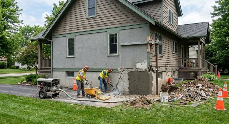 Building Foundation Repair in North Canton, CT