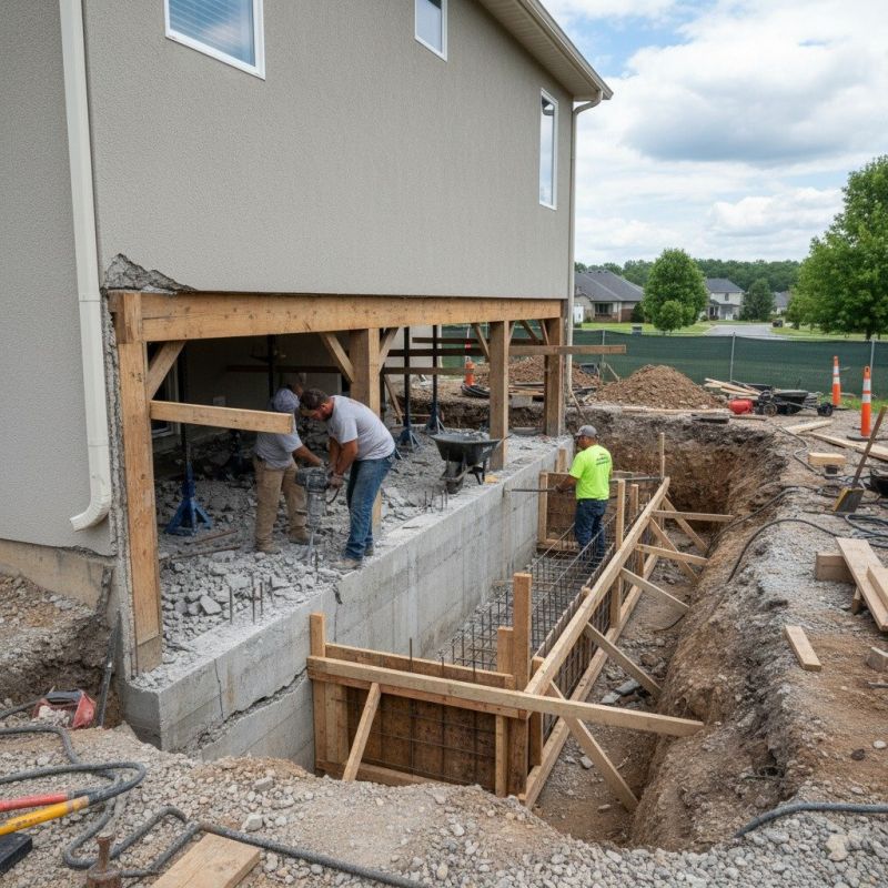 Building Foundation Repair in Oxford, CT
