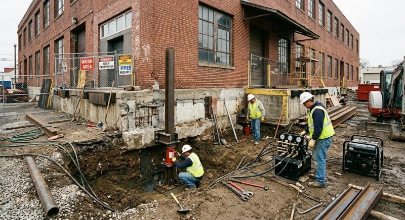 Building Foundation Repair in Waterbury, CT