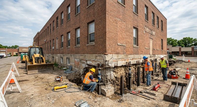 Commercial Foundation Repair in Berlin, CT
