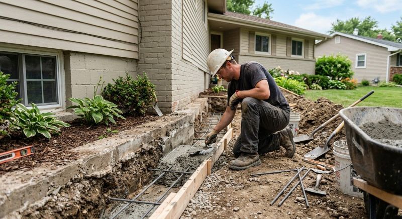 Concrete Foundation Repair in Durham, CT