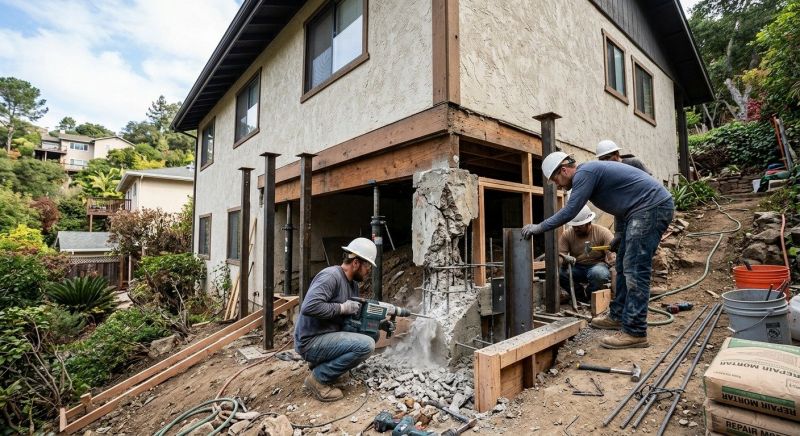 Concrete Foundation Repair in Vernon Rockville, CT