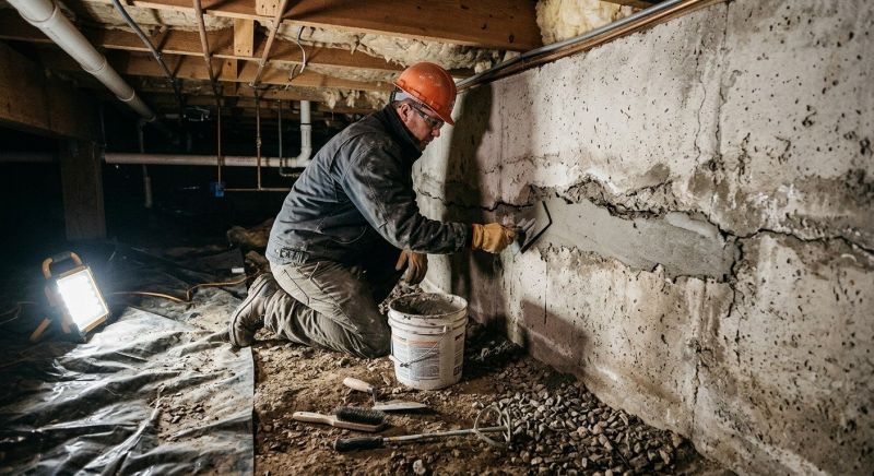 Cracked Foundation Repair in Litchfield County, CT
