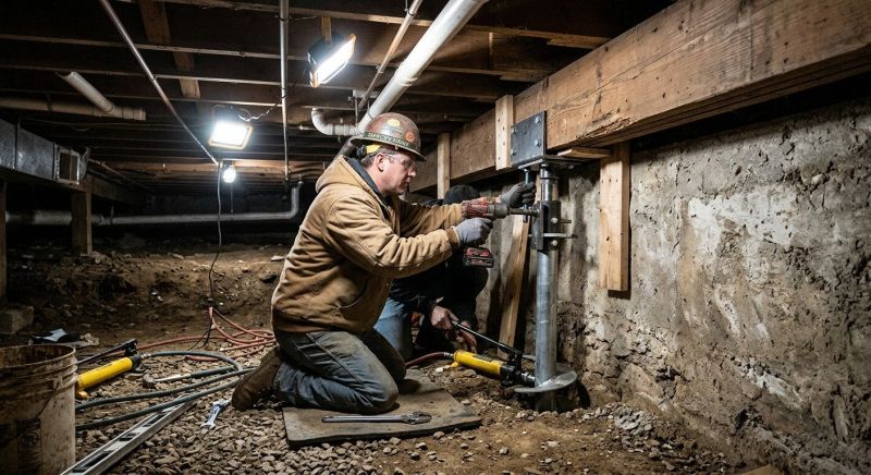 Crawlspace Foundation Repair in New Hartford, CT