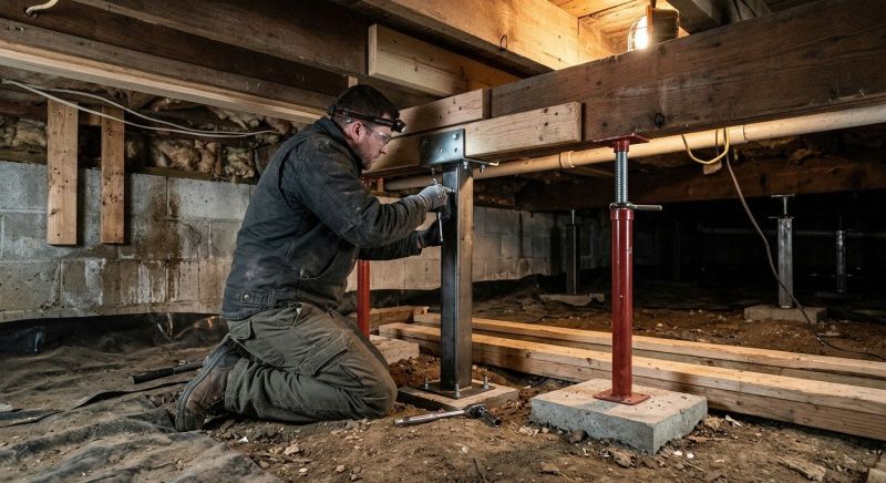 Crawlspace Structural Repair in Berlin, CT