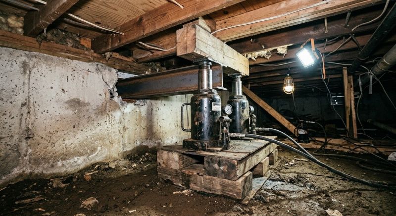 Foundation Jacking in Andover, CT