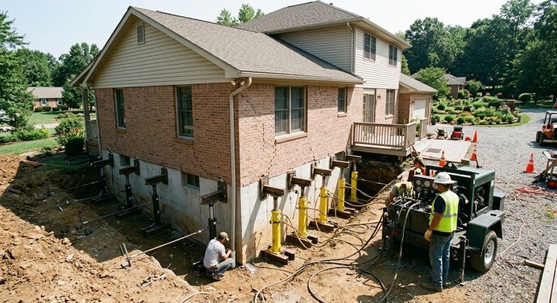 Foundation Jacking in Harwinton, CT