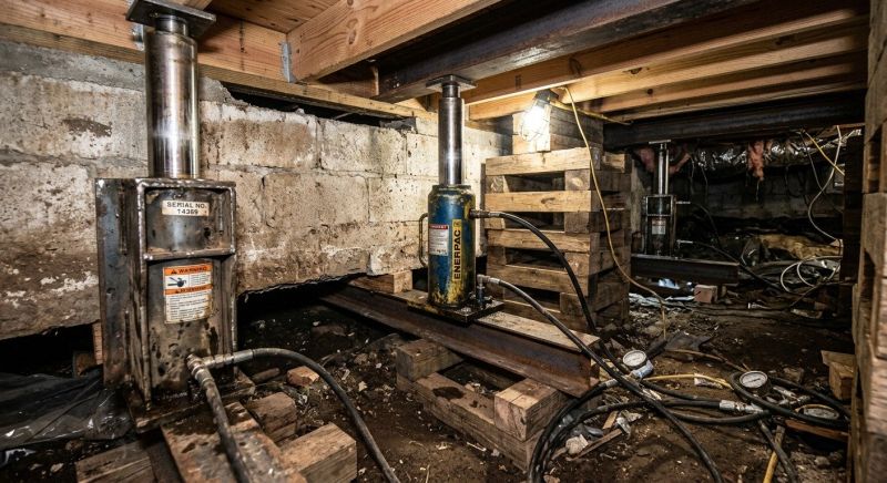 Foundation Jacking in Plainville, CT