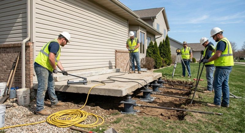 Foundation Lifting in Hamden, CT