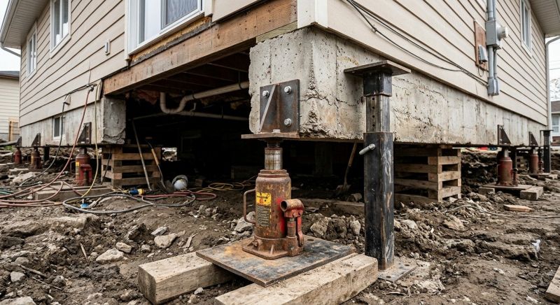 Foundation Lifting in Middlebury, CT