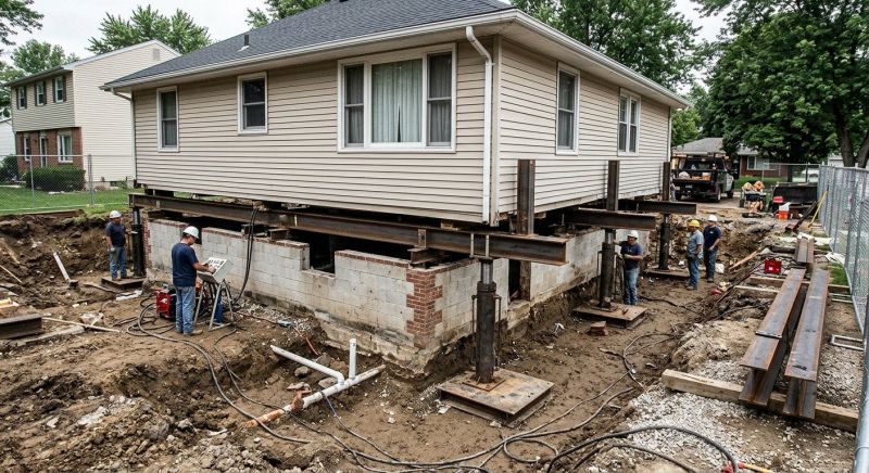 Foundation Lifting in Middlebury, CT
