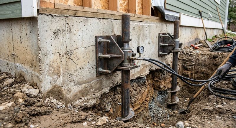 Foundation Pier Leveling in Berlin, CT