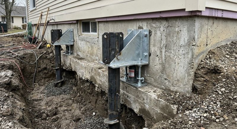 Foundation Pier Leveling in Berlin, CT