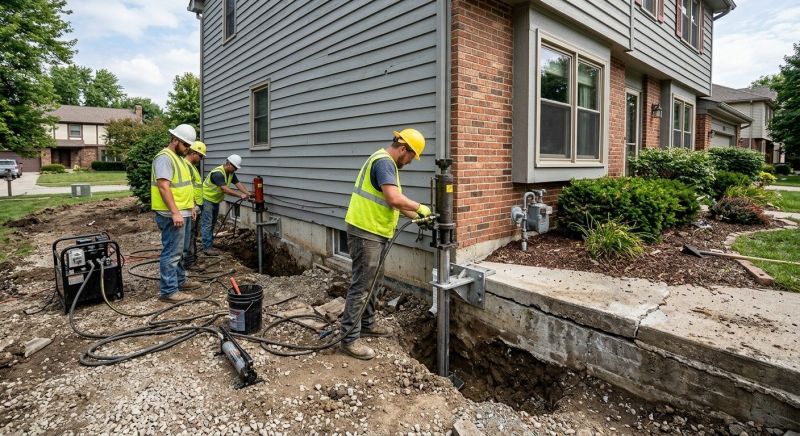 Foundation Stabilizing in Bolton, CT