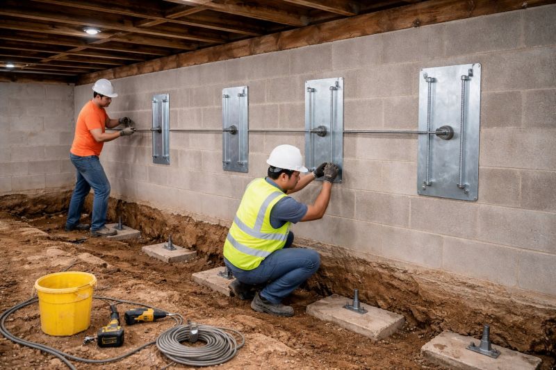 Foundation Stabilizing in Manchester, CT
