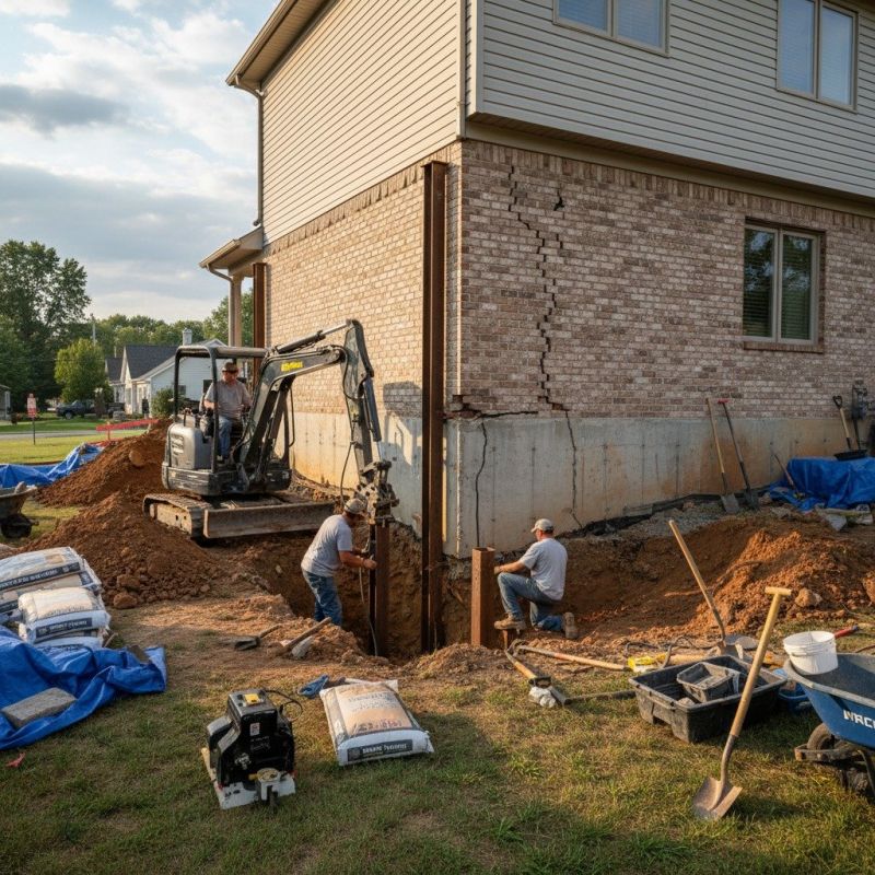 Foundation Structural Repair in North Branford, CT