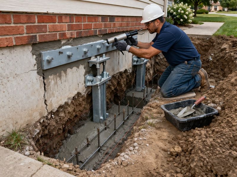 Foundation Structural Repair in Windsor Locks, CT