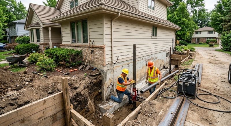 House Foundation Repair in Essex, CT