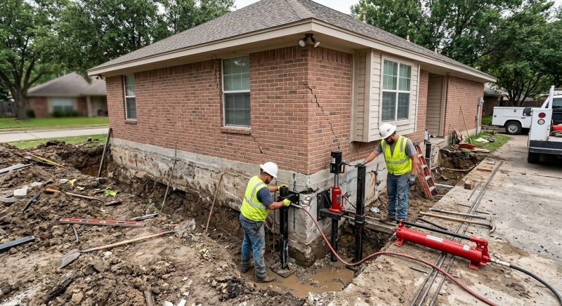 House Foundation Repair in Higganum, CT