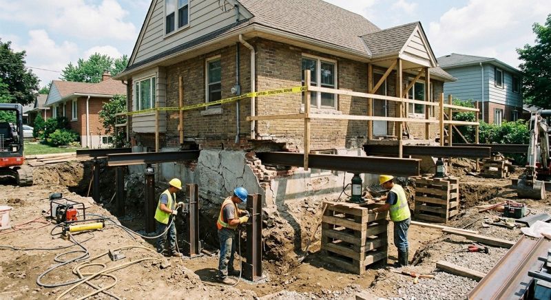 House Foundation Repair in Litchfield County, CT