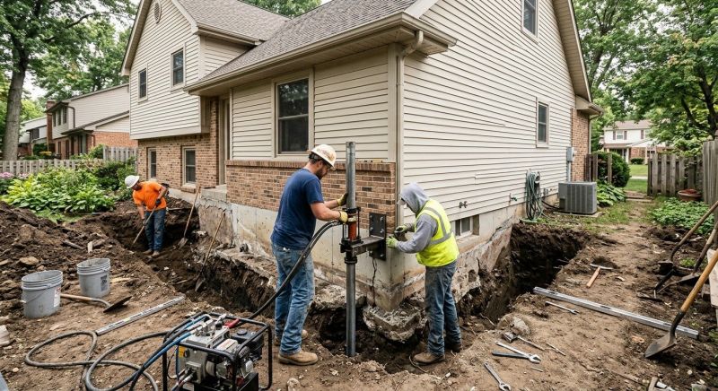 House Foundation Repair in Seymour, CT