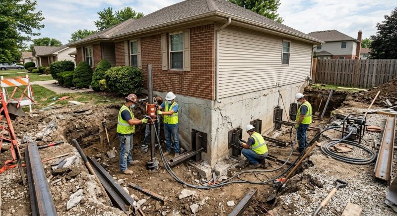 House Foundation Repair in Thomaston, CT
