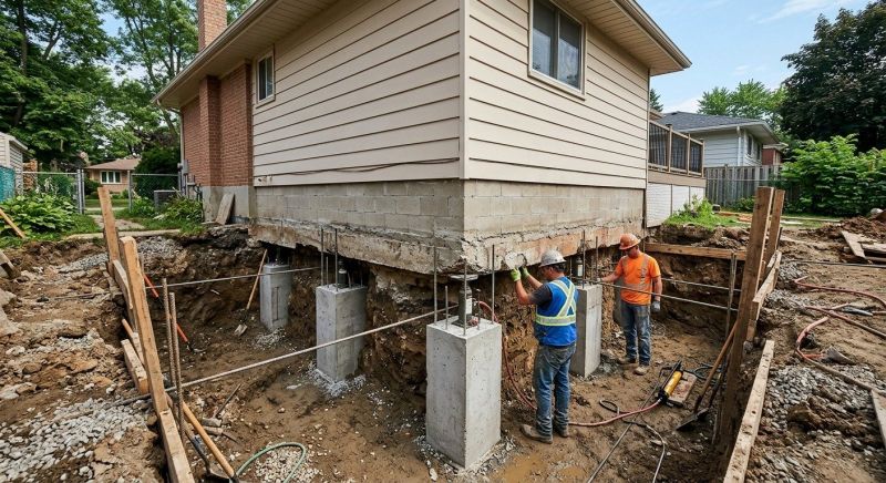 House Underpinning in Berlin, CT