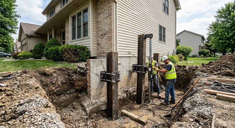 House Underpinning in Berlin, CT