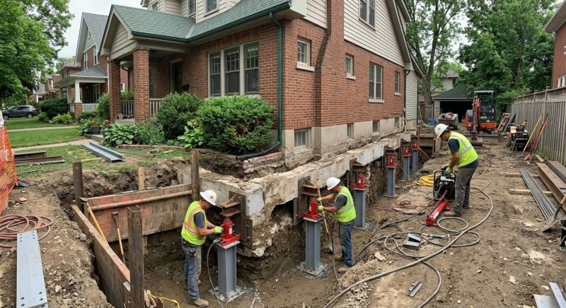 House Underpinning in Berlin, CT