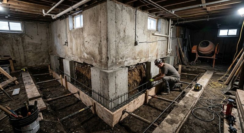 House Underpinning in Berlin, CT