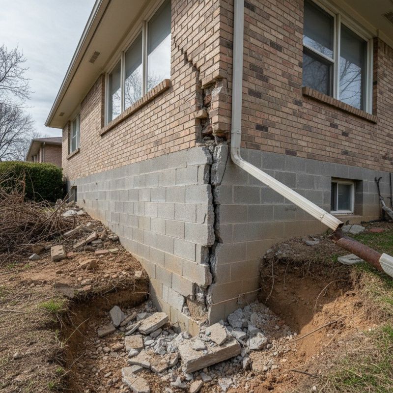 Settling Foundation Service in Granby, CT