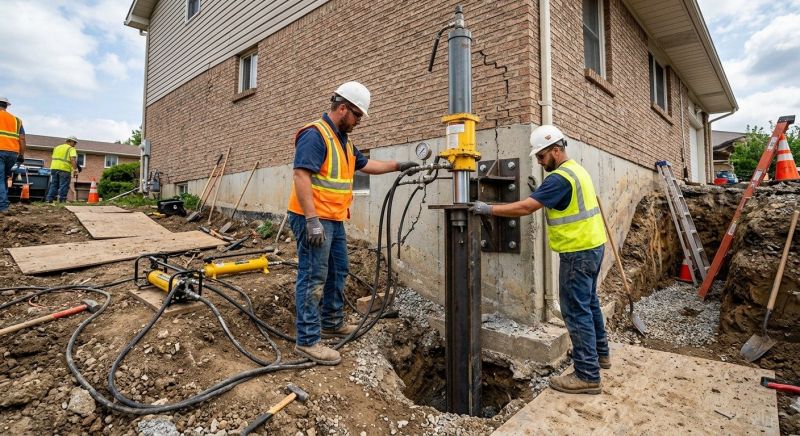 Settling Foundation Service in Northfield, CT