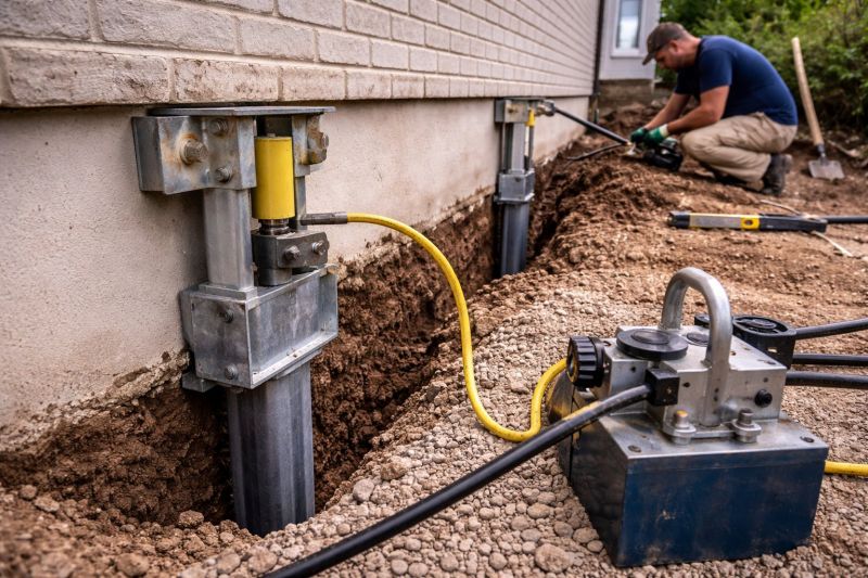 Sinking Foundation Repair in Essex, CT