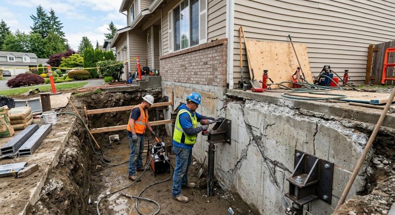 Structural Foundation Repair in East Granby, CT