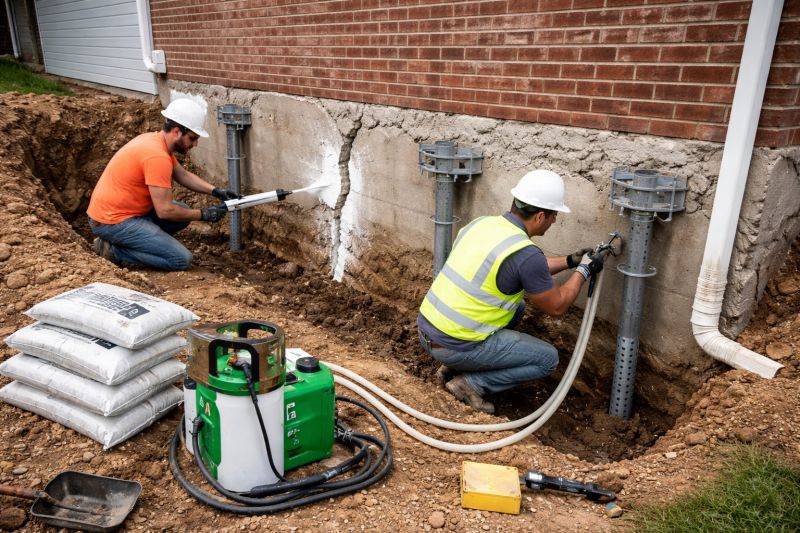 Structural Foundation Repair in North Branford, CT