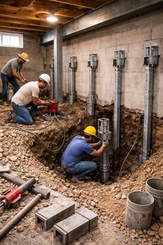 Structural Underpinning in Berlin, CT