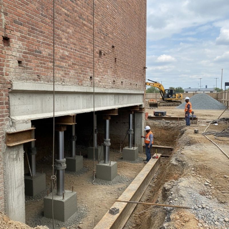 Structural Underpinning in Berlin, CT